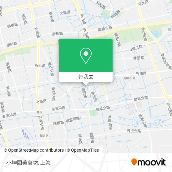 小坤园美食坊地图