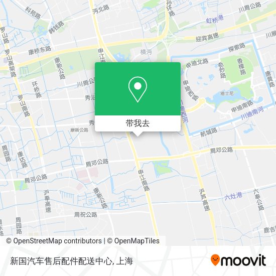 新国汽车售后配件配送中心地图
