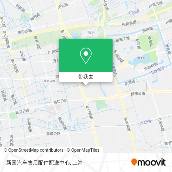新国汽车售后配件配送中心地图