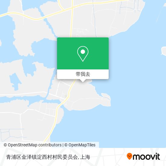 青浦区金泽镇淀西村村民委员会地图