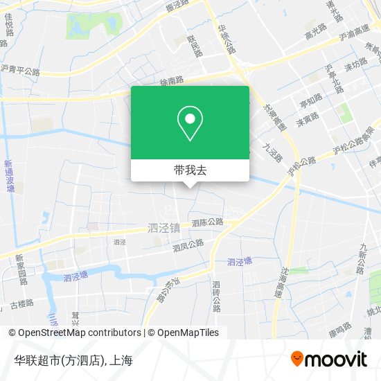 华联超市(方泗店)地图