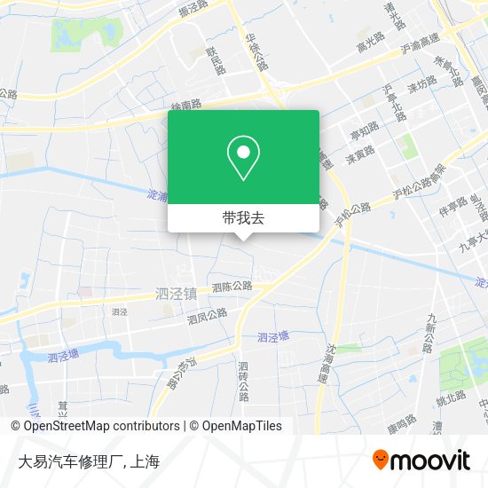 大易汽车修理厂地图