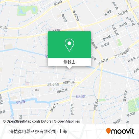 上海恺弈电器科技有限公司地图