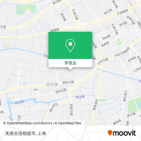 美惠全连锁超市地图