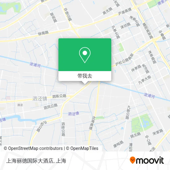 上海丽德国际大酒店地图