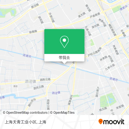 上海天青工业小区地图