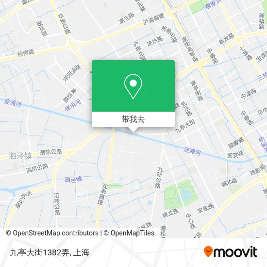 九亭大街1382弄地图
