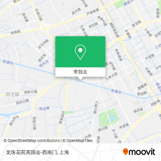 龙珠花苑英国会-西南门地图