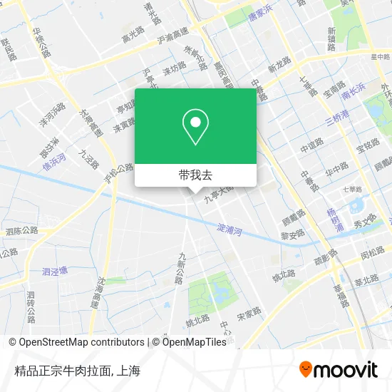 精品正宗牛肉拉面地图