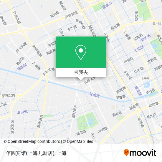 佰圆宾馆(上海九新店)地图