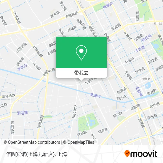 佰圆宾馆(上海九新店)地图