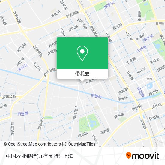 中国农业银行(九亭支行)地图