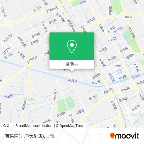 百果园(九亭大街店)地图
