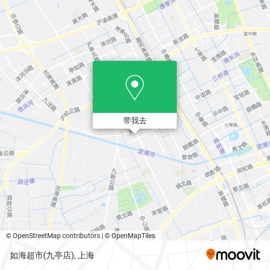 如海超市(九亭店)地图