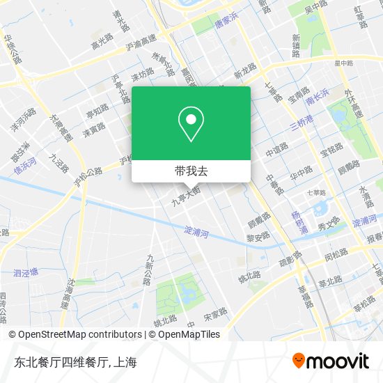 东北餐厅四维餐厅地图