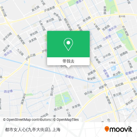 都市女人心(九亭大街店)地图