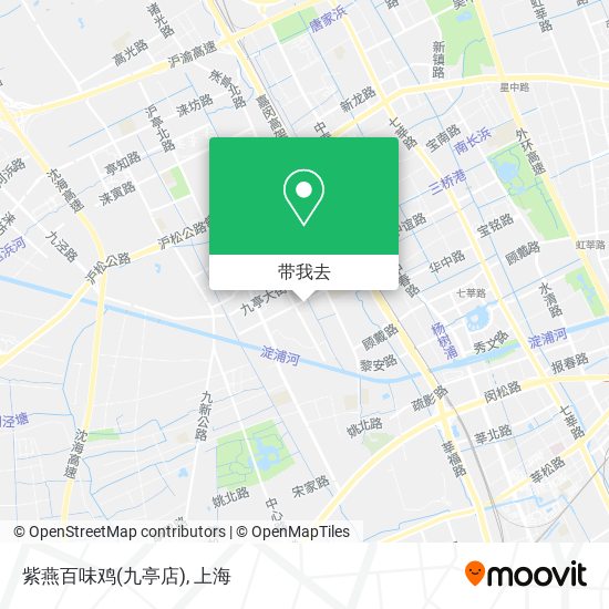 紫燕百味鸡(九亭店)地图