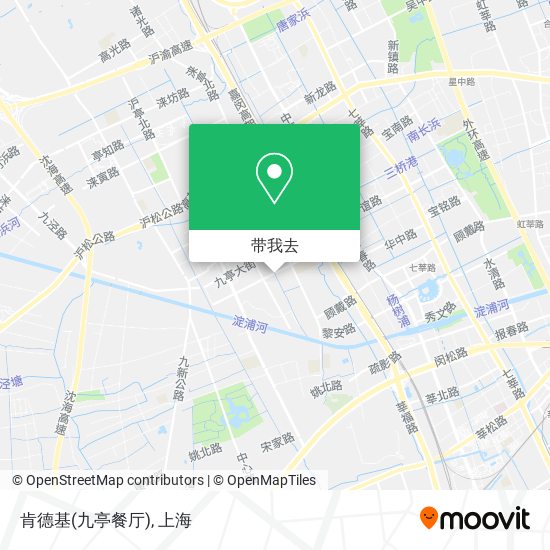 肯德基(九亭餐厅)地图