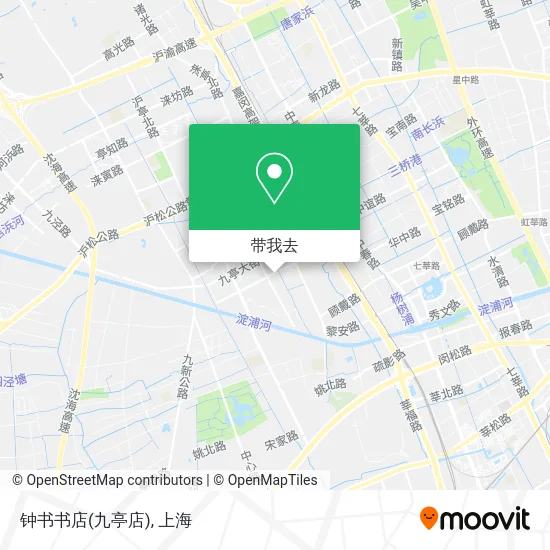 钟书书店(九亭店)地图