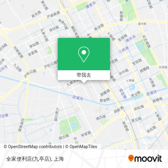 全家便利店(九亭店)地图