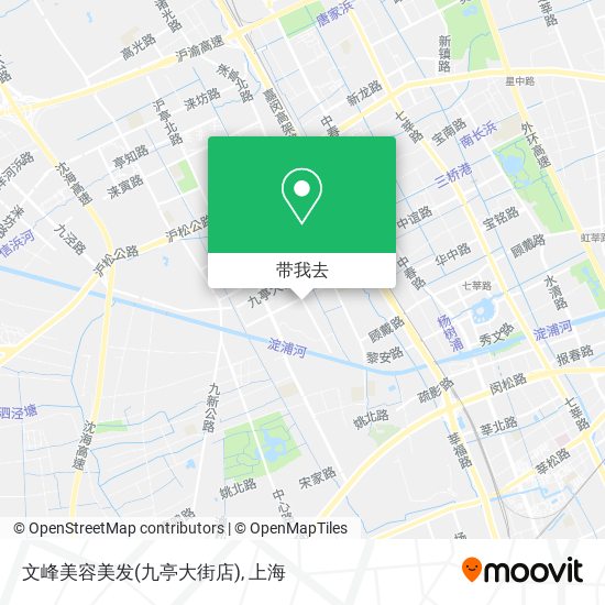 文峰美容美发(九亭大街店)地图