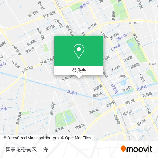 国亭花苑-南区地图