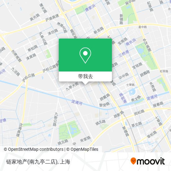 链家地产(南九亭二店)地图