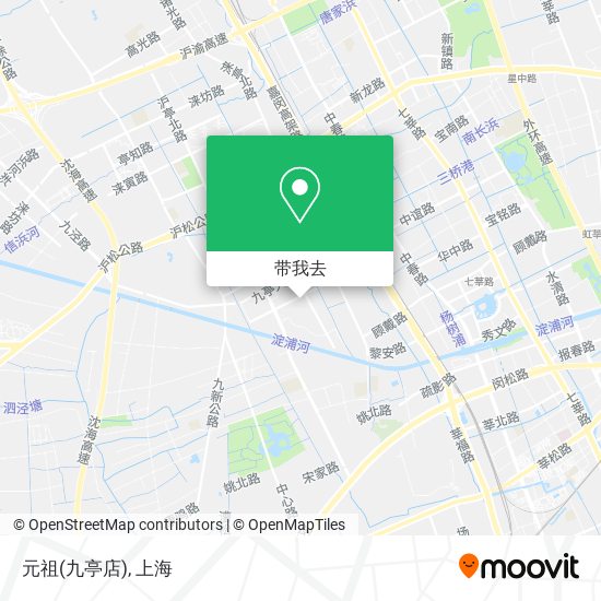 元祖(九亭店)地图