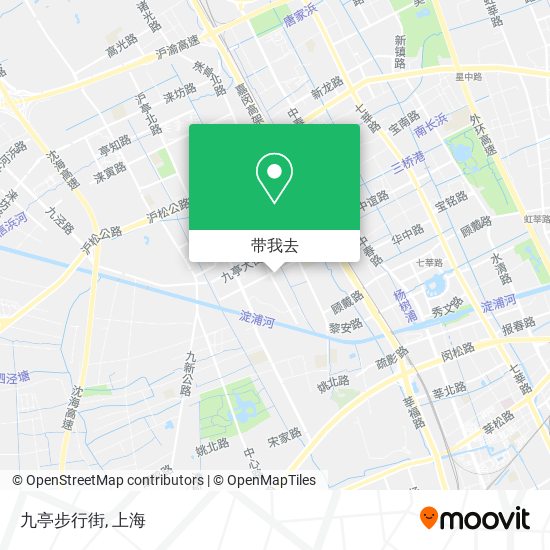 九亭步行街地图