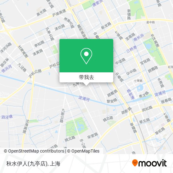 秋水伊人(九亭店)地图