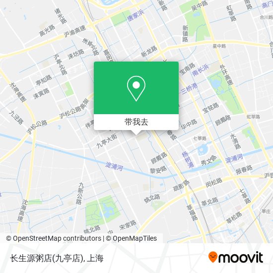长生源粥店(九亭店)地图
