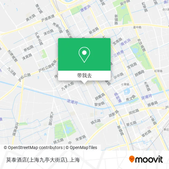 莫泰酒店(上海九亭大街店)地图