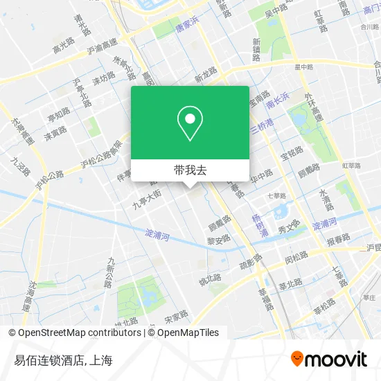 易佰连锁酒店地图