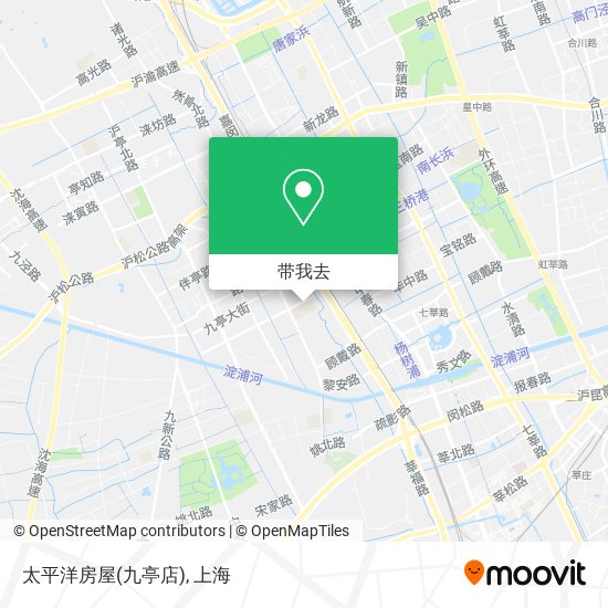 太平洋房屋(九亭店)地图