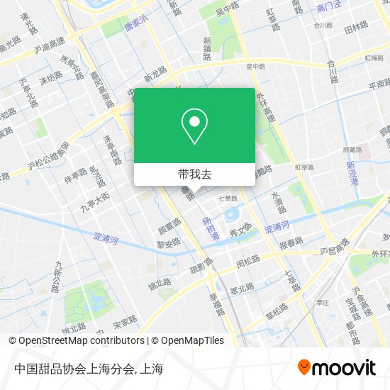中国甜品协会上海分会地图