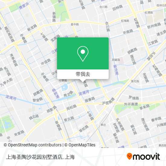 上海圣陶沙花园别墅酒店地图