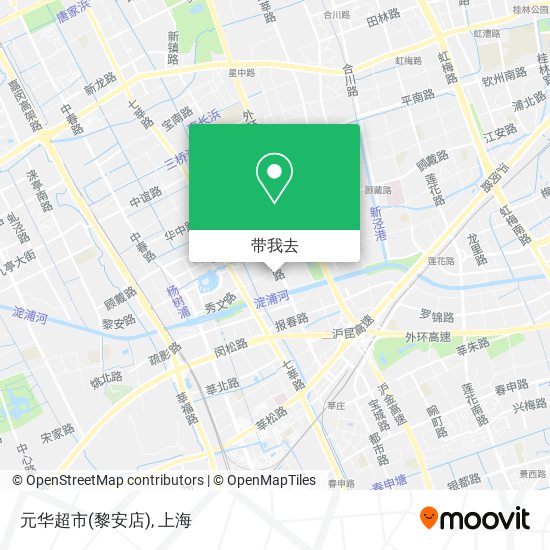 元华超市(黎安店)地图