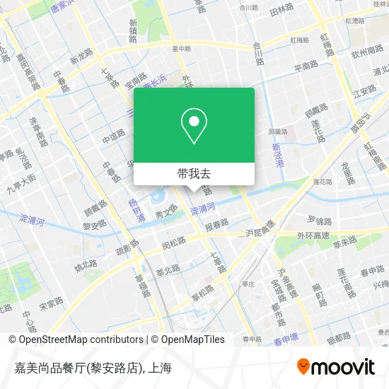 嘉美尚品餐厅(黎安路店)地图