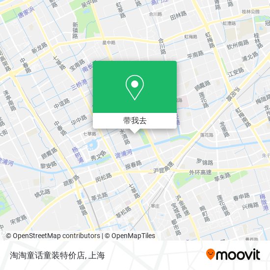 淘淘童话童装特价店地图