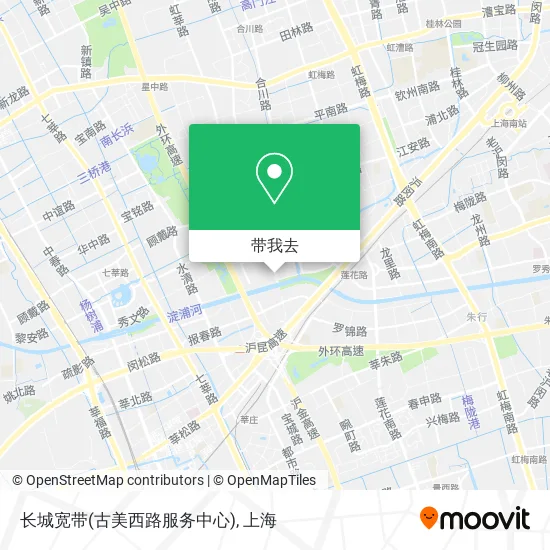 长城宽带(古美西路服务中心)地图