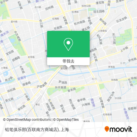 铅笔俱乐部(百联南方商城店)地图
