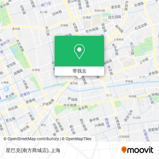 星巴克(南方商城店)地图