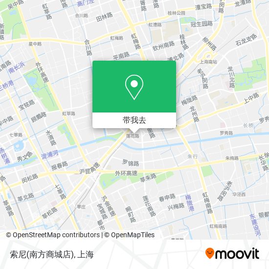 索尼(南方商城店)地图