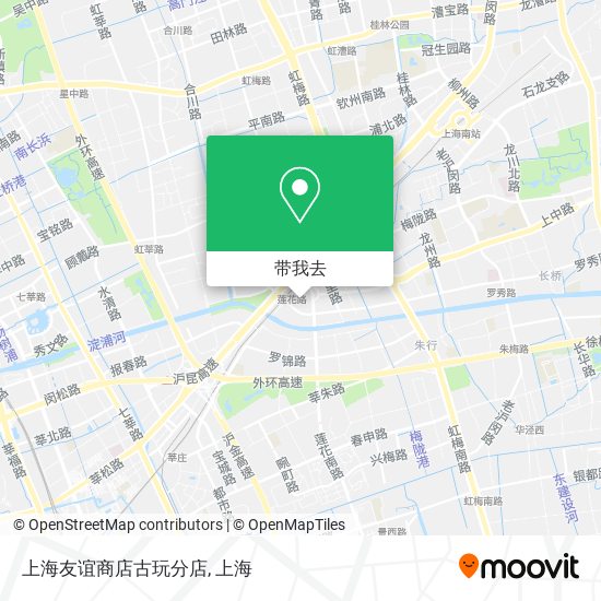 上海友谊商店古玩分店地图