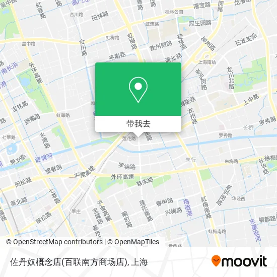 佐丹奴概念店(百联南方商场店)地图