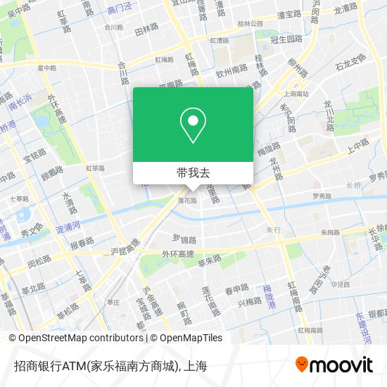 招商银行ATM(家乐福南方商城)地图