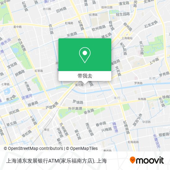 上海浦东发展银行ATM(家乐福南方店)地图