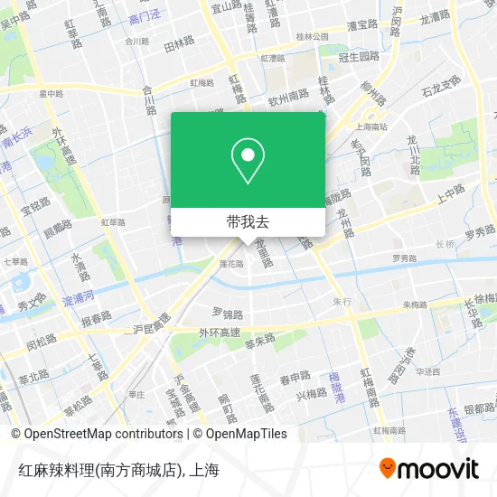 红麻辣料理(南方商城店)地图
