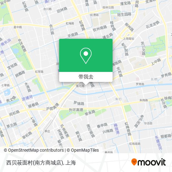 西贝莜面村(南方商城店)地图