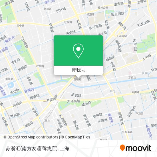 苏浙汇(南方友谊商城店)地图